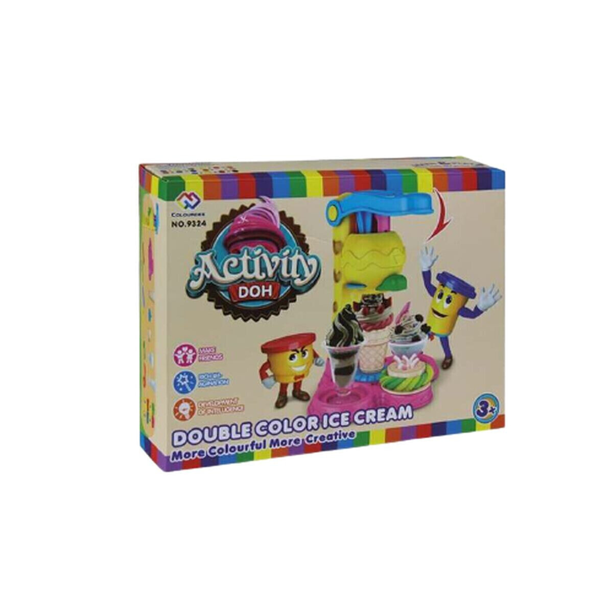 Modelling Clay Game Jugatoys Double Color Ice Cream