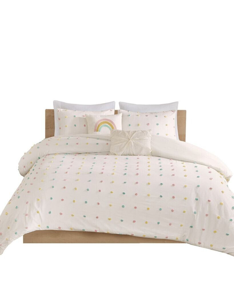 Urban Habitat callie Pom Pom 4-Pc. Duvet Cover Set, Twin/Twin XL