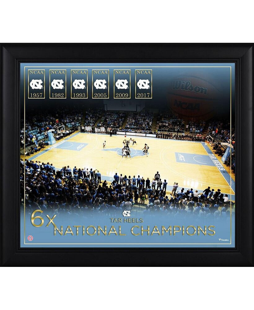 Fanatics Authentic north Carolina Tar Heels Framed 15