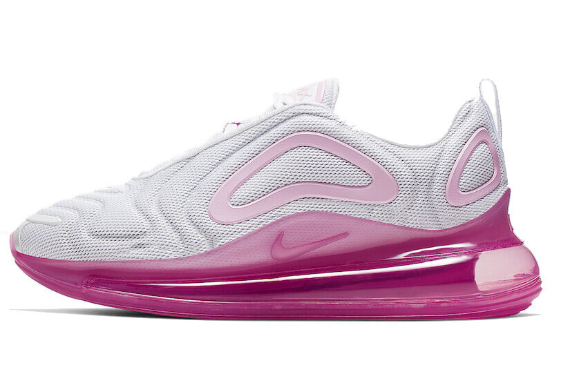 Nike Air Max 720 White Pink Rise Laser Fuchsia 低帮 运动休闲鞋 女款 白粉 / Кроссовки Nike Air Max 720 White Pink Rise Laser Fuchsia AR9293-103