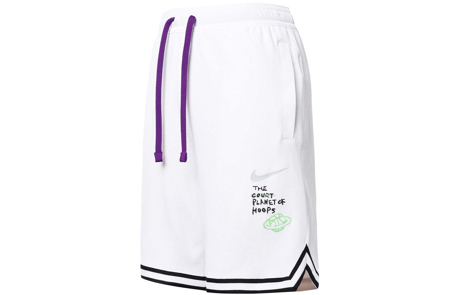 Nike Dna Summer Hoops 美式复古篮球运动短裤 男款 白色 / Брюки баскетбольные Nike Dna Summer Hoops CW4816-100