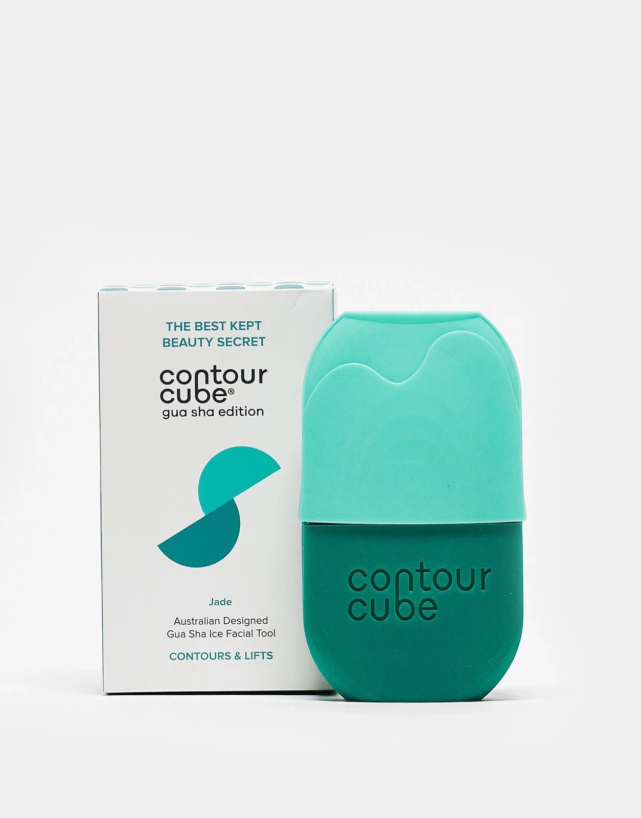 Contour Cube – Ice Facial Tool – Kühlender Gua Sha Jade-Stein