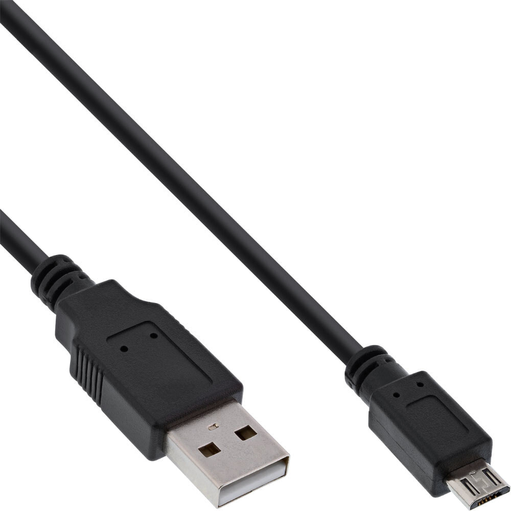 InLine S-31710 USB кабель 1 m 2.0 USB A Micro-USB B Черный