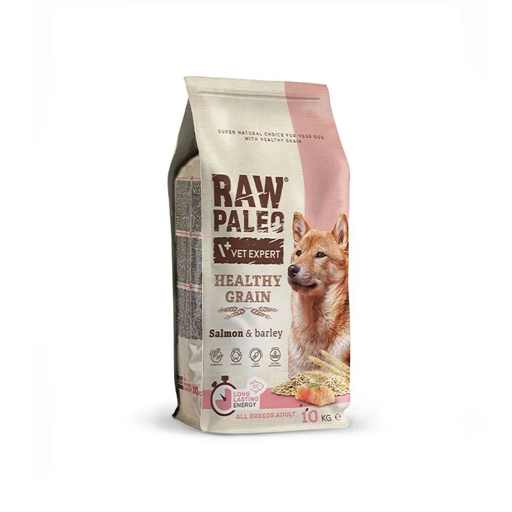 VET EXPERT Raw Paleo Healthygrain Adult Salmon And Barley dog food 10kg