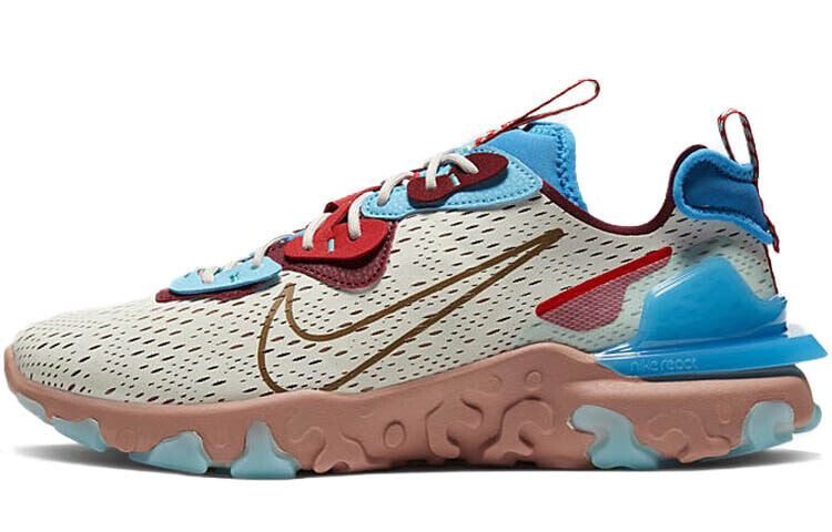 Nike React Vision Desert Oasis 耐磨 低帮 跑步鞋 男款 米蓝色 沙漠绿洲 / Кроссовки Nike React Vision Desert Oasis CD4373-001