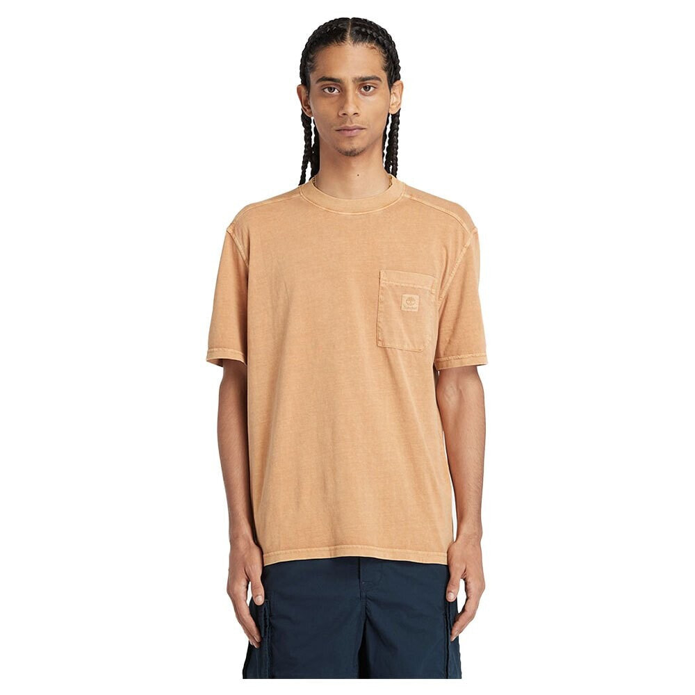 TIMBERLAND Merrymack River Garment Dye Chest Pocket Short Sleeve T-Shirt