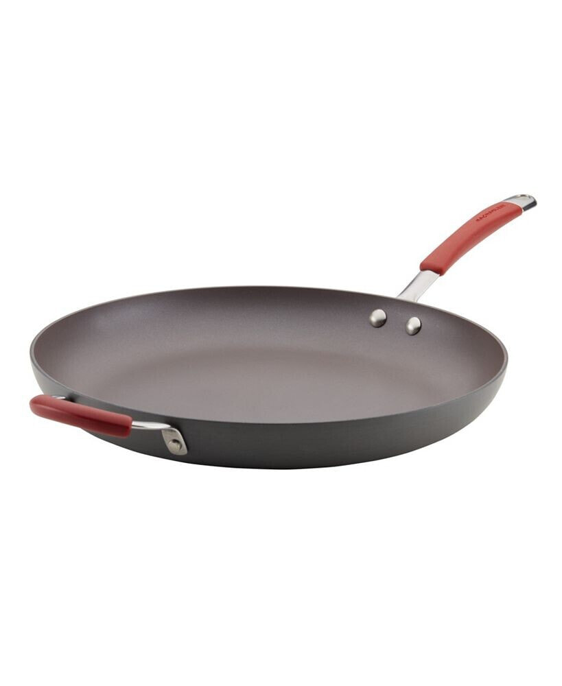Rachael Ray cucina Hard Anodized Nonstick Frying Pan with Helper Handle, 14