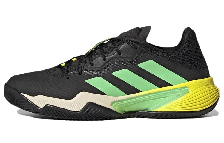 Adidas Barricade Clay Men Tennis Shoes 'Black Green'