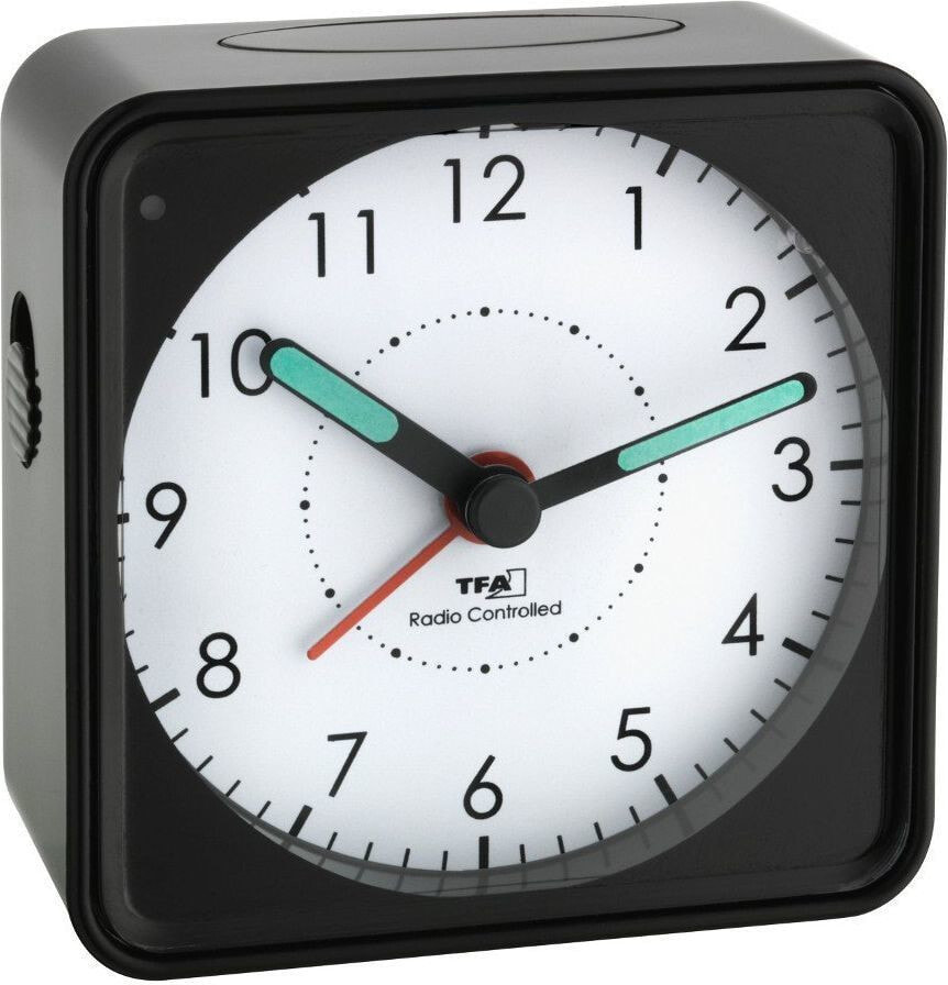 TFA 60.1510.01 Picco Alarm Clock Black