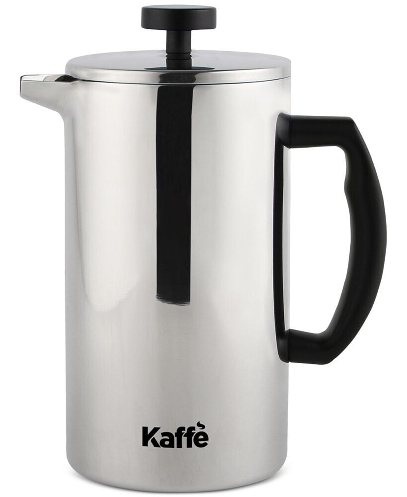 French Press Double-Walled Glass & Stainless Steel Coffee Maker