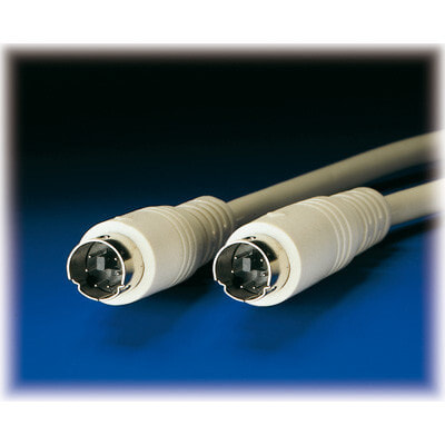 ROLINE 3m 2xPS/2 кабель PS/2 6-p Mini-DIN Серый 11.01.5830