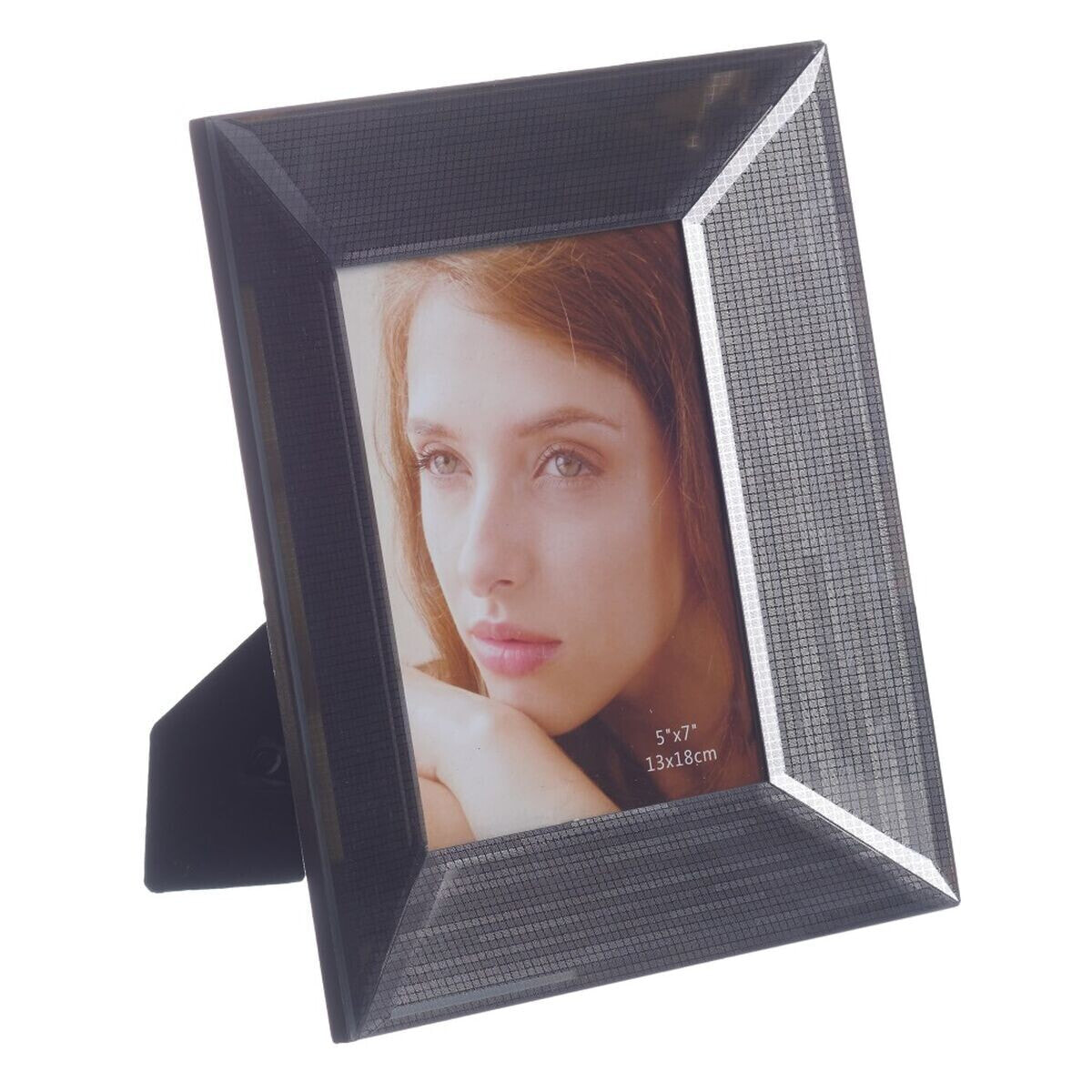 Photo frame Grey Crystal 15 x 20 cm 21,5 x 3,5 x 26,5 cm