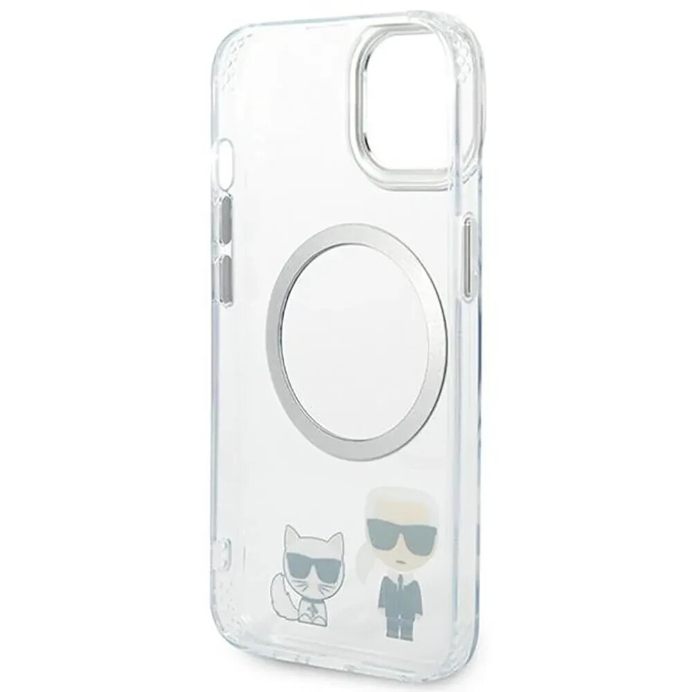 KARL LAGERFELD Klhmp14Mhkct iPhone 14 Plus15 Plus 6.7 Karl&Choupette Aluminum phone case