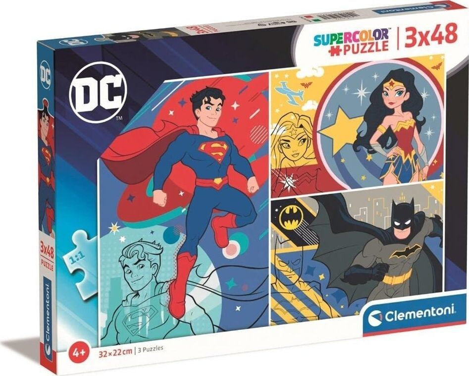 Clementoni Clementoni Puzzle 3x48el DC Comics 25272