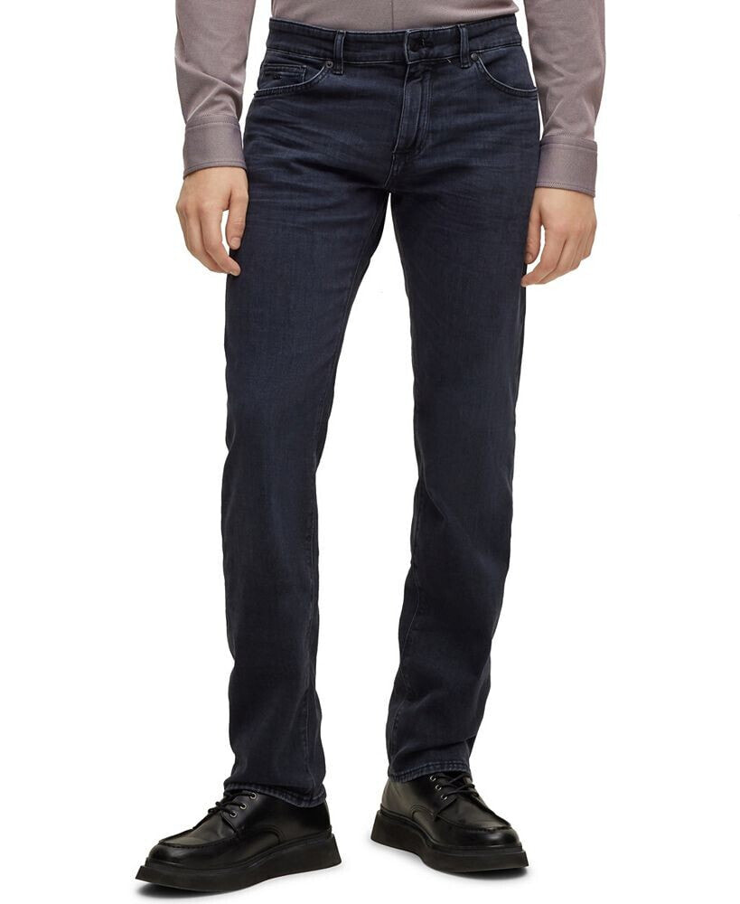 Hugo Boss men's Regular-Fit Super-Soft Denim Jeans