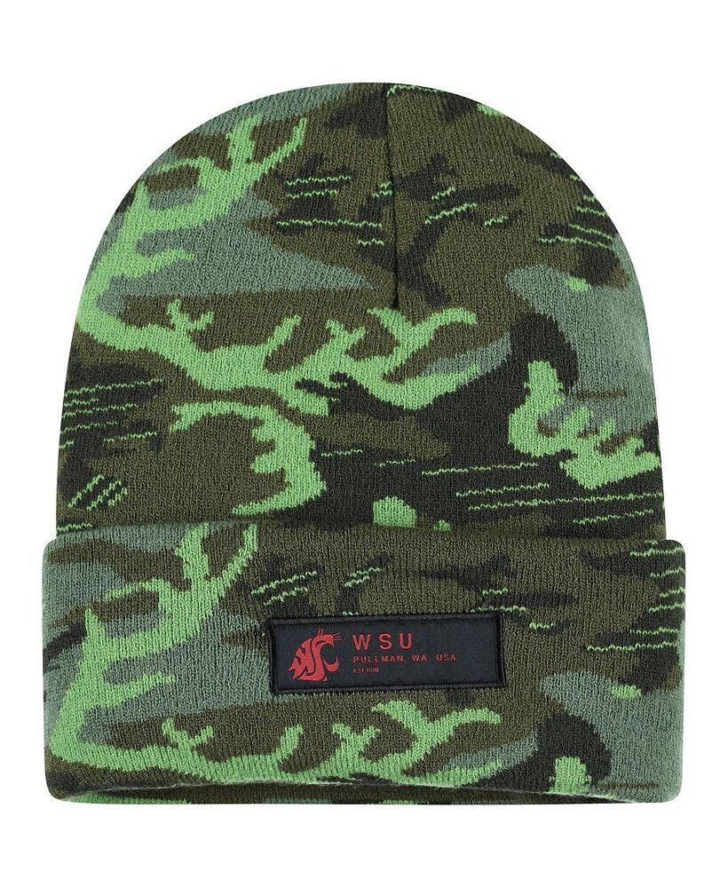 Nike men's Camo Washington State Cougars Veterans Day Cuffed Knit Hat