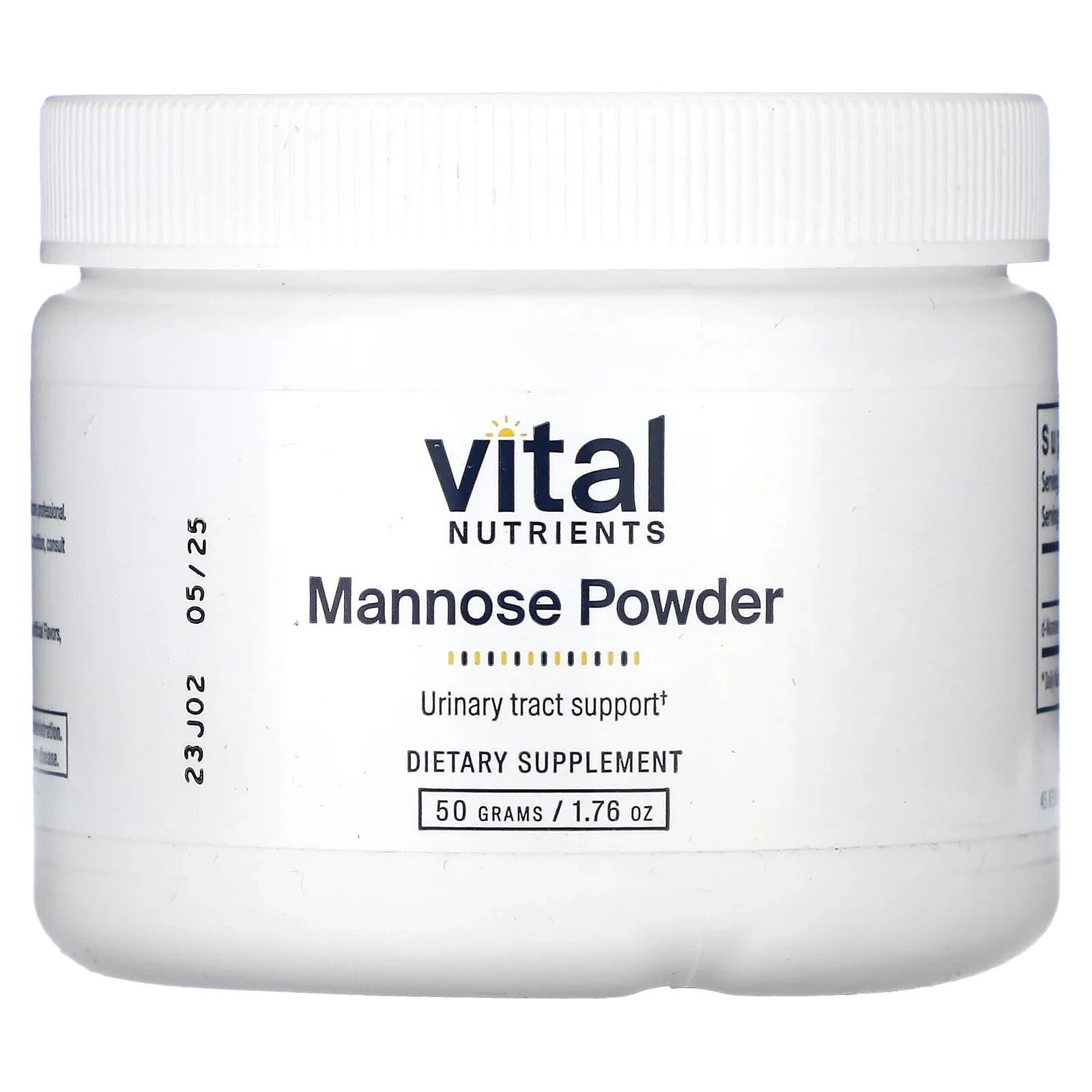 Mannose Powder, 1.76 oz (50 g)