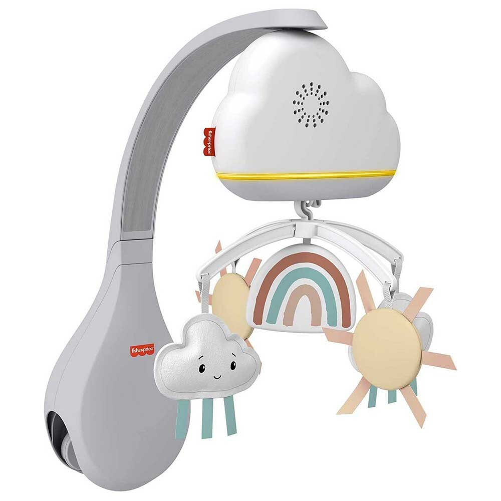 FISHER PRICE Rainbow Showers Bassinet To Bedside Mobile