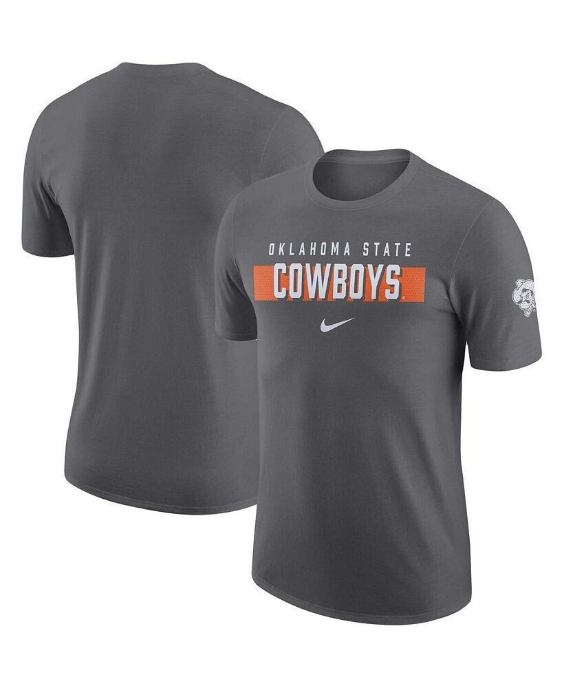 Nike men's Charcoal Oklahoma State Cowboys Campus Gametime T-shirt