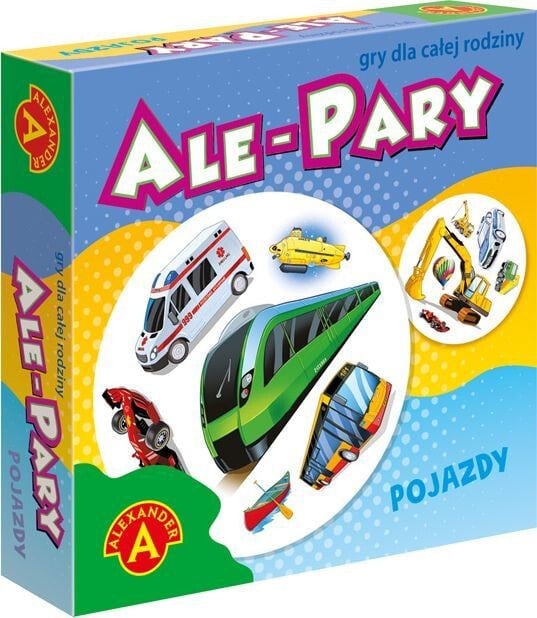 Alexander Ale Pary Pojazdy Mała Gra Podróżna P18