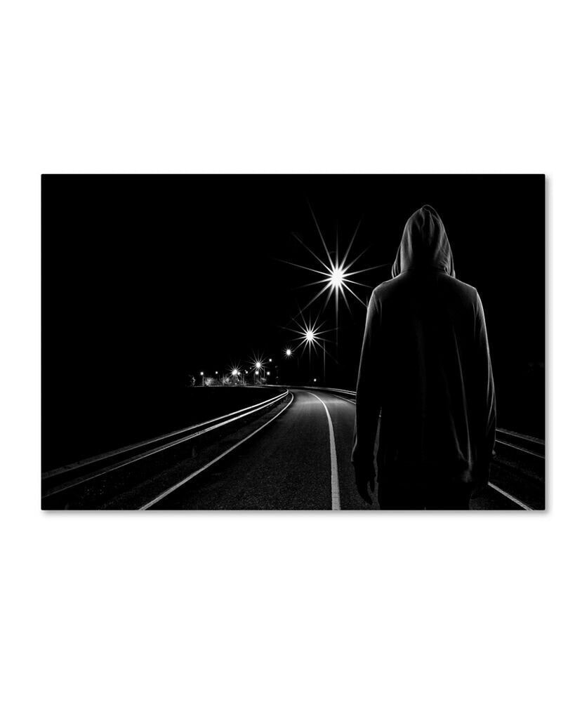 Trademark Innovations patrick Foto 'Night Road' Canvas Art - 19