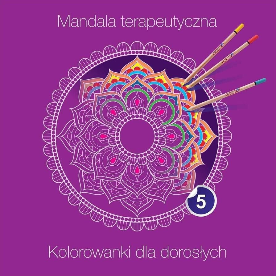 Раскраска для рисования STOLGRAF Mandala terapeutyczna 5. Kolorowanka dla dorosłych