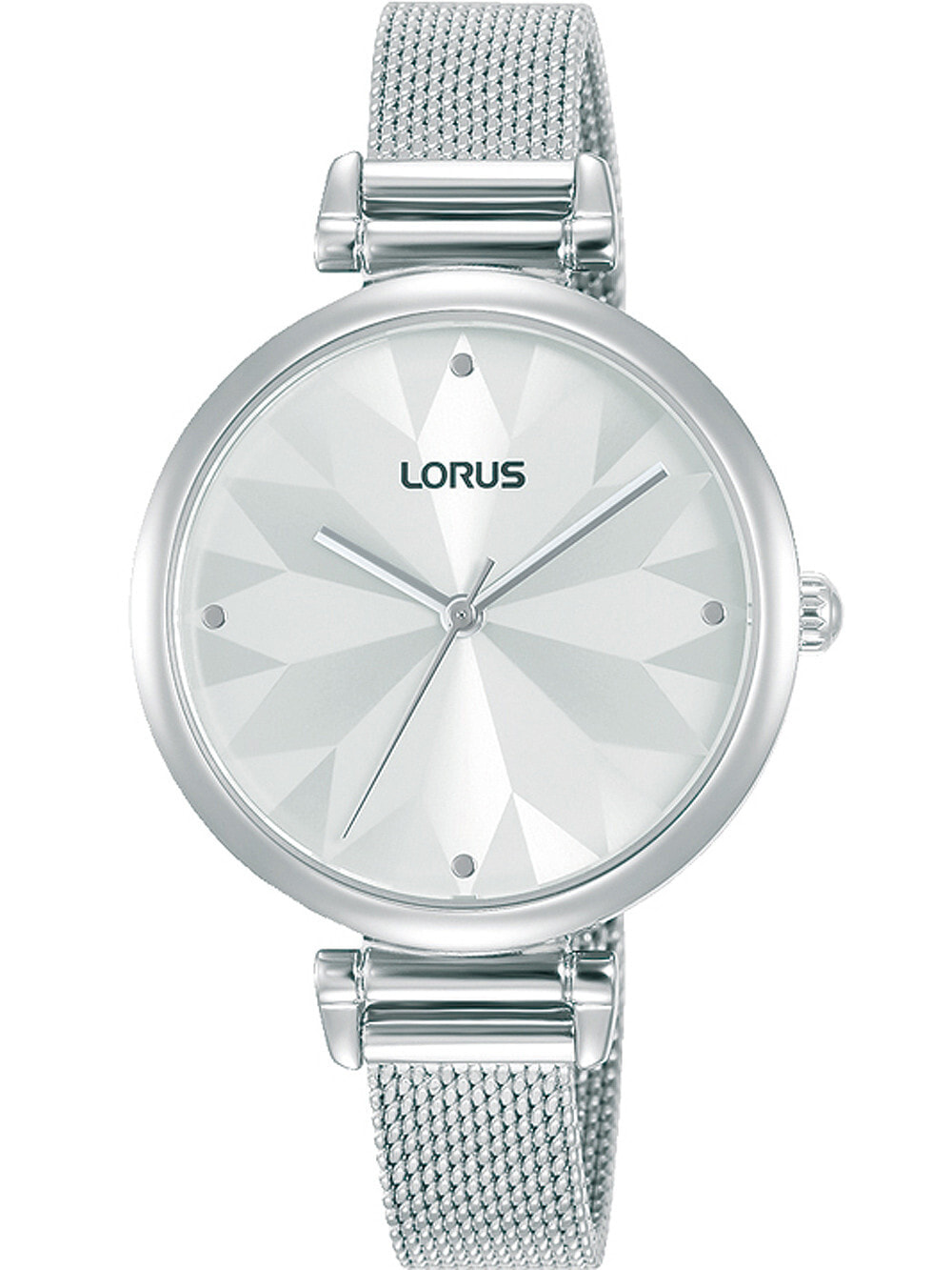 Женские наручные кварцевые  часы LORUS ремешок из нержавеющей стали. Водонепроницаемость-5 АТМ. Защищенное от царапин минеральное стекло.