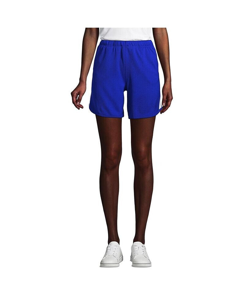 Lands' End school Uniform Women's Mesh Athletic Gym Shorts