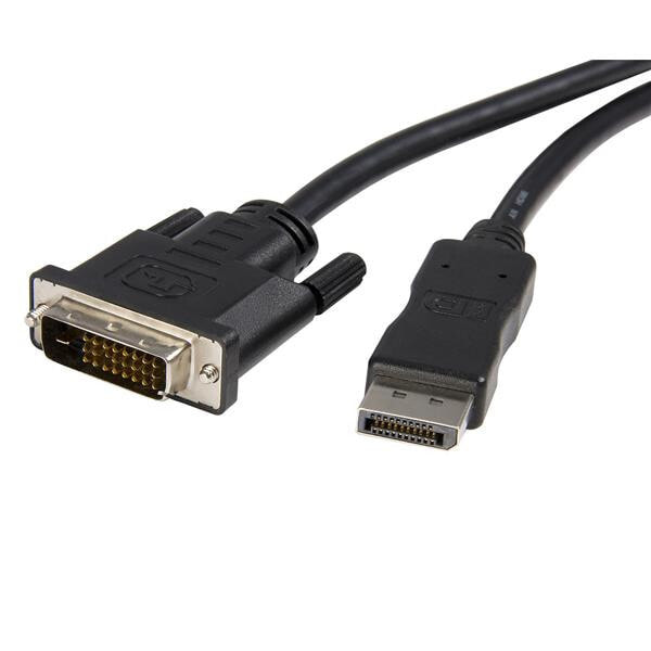 StarTech.com DP2DVIMM10 видео кабель адаптер 3 m DisplayPort DVI-D Черный
