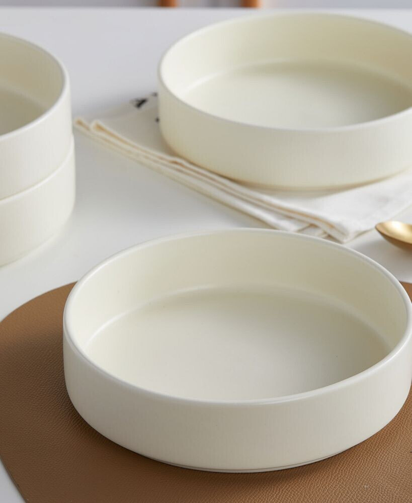 Stone Lain stella Porcelain Pasta Bowls, Set of 6