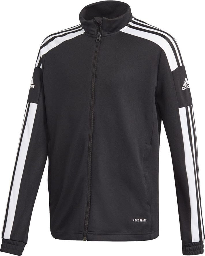 Мужская черная толстовка Adidas Bluza adidas SQUADRA 21 Training Jacket Junior GK9542 GK9542 czarny 176 cm