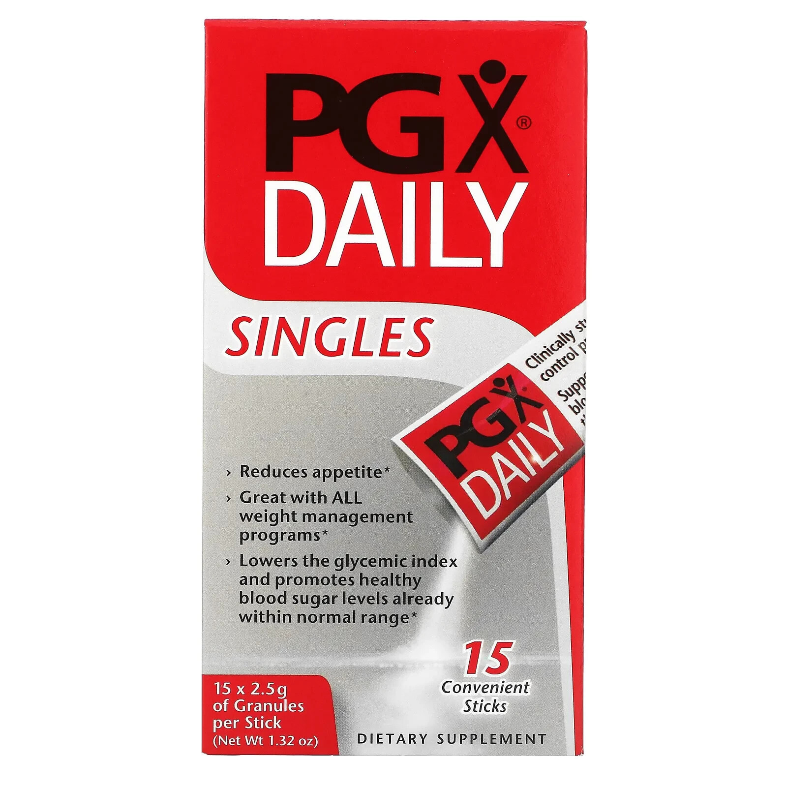 Natural Factors, PGX Daily, Singles, 30 Convenient Sticks, (2.5 g) Each