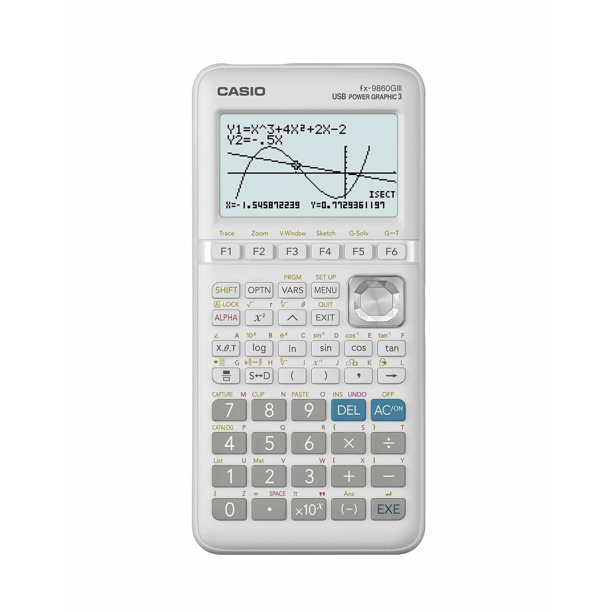 Научный калькулятор Casio FX-9860GIII-W-ET Белый 18,4 x 9,15 x 2,12 cm