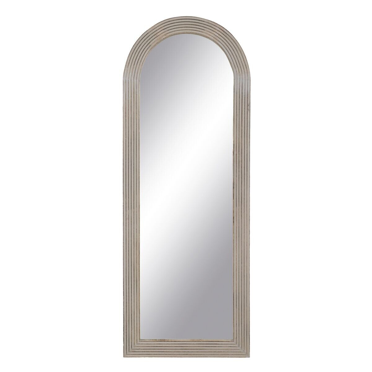 Dressing Mirror White Natural Crystal Mango wood MDF Wood Vertical 64,8 x 3,8 x 172,7 cm