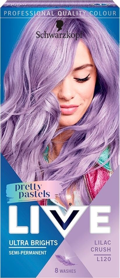 Краска для волос Schwarzkopf Krem koloryzujący Live Krem Pretty Pastels L120 Lilac Crush