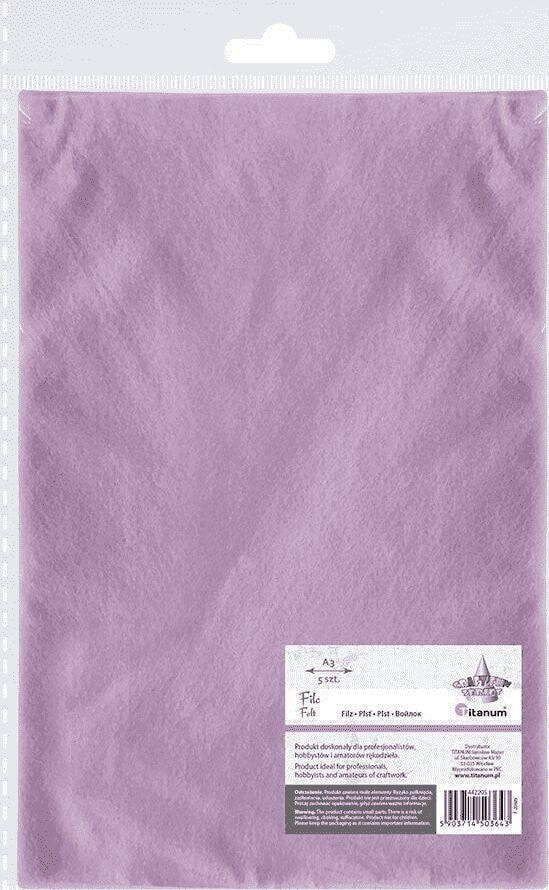 Titanum Felt A3 lavender pastel 5pcs