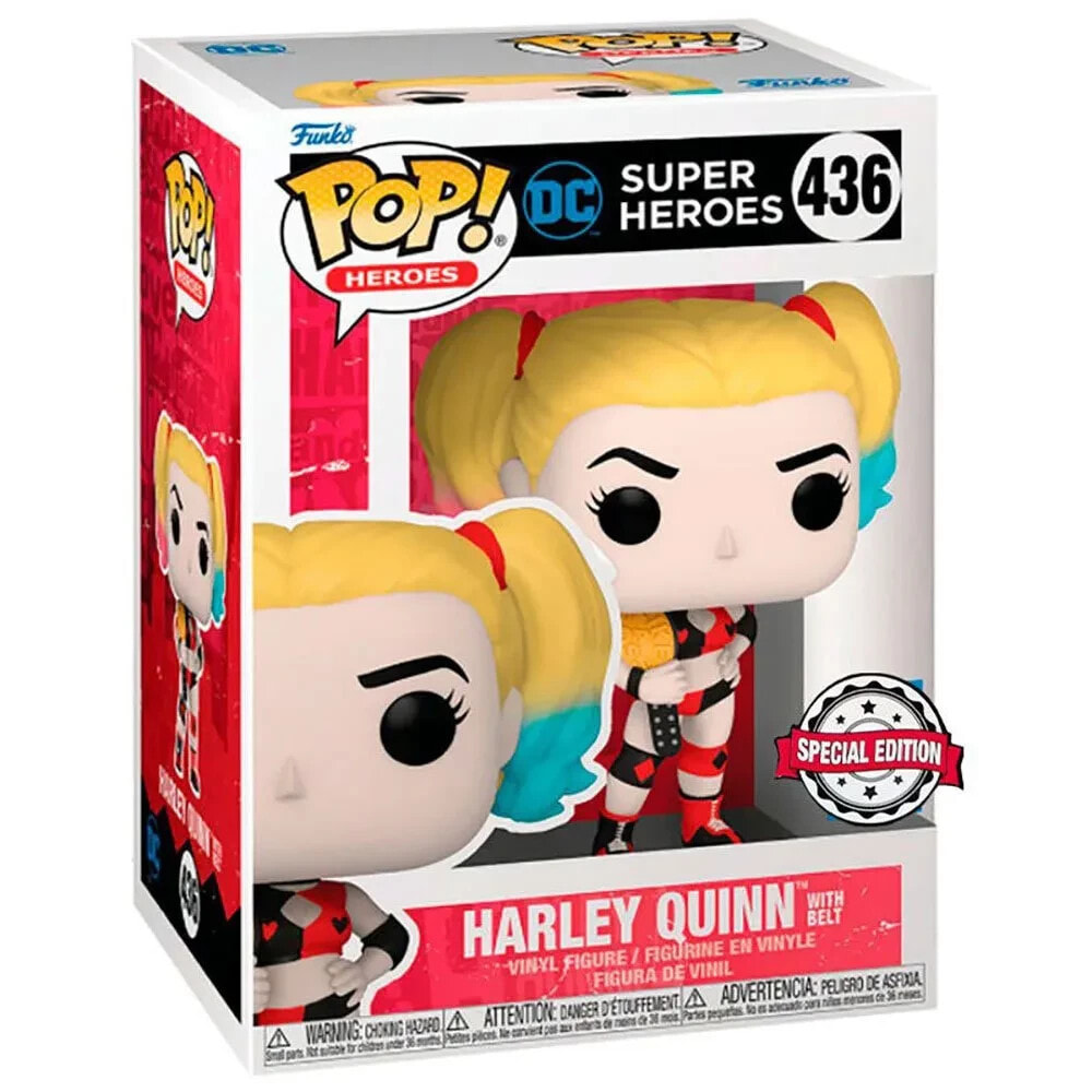 FUNKO POP DC Comics Super Heroes Harley Quinn Exclusive