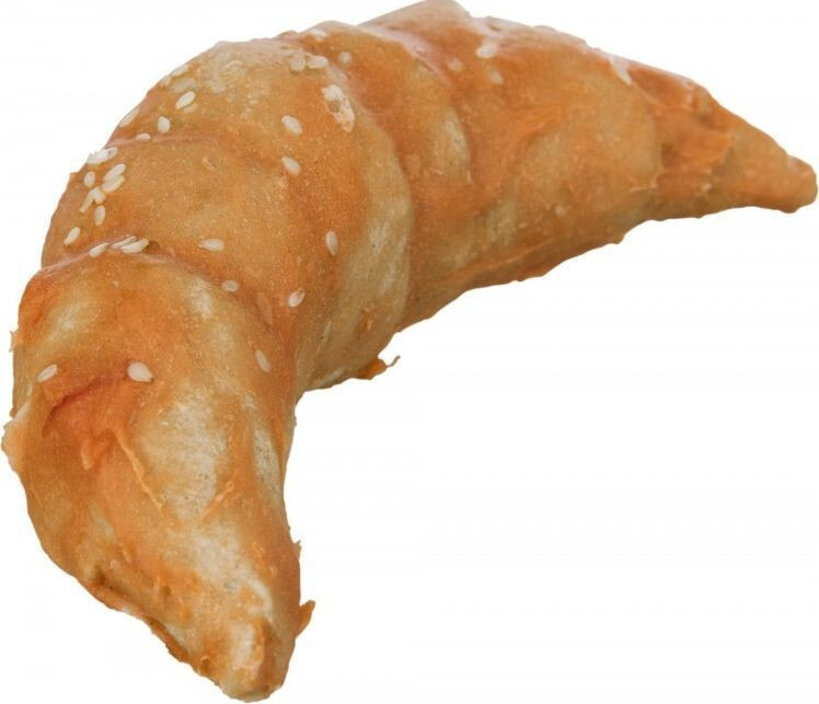 Лакомство для собак Trixie Denta Fun Chicken Croissant, przysmak dla psów, z kurczakiem 11 cm, 80 g, 50 szt/opak