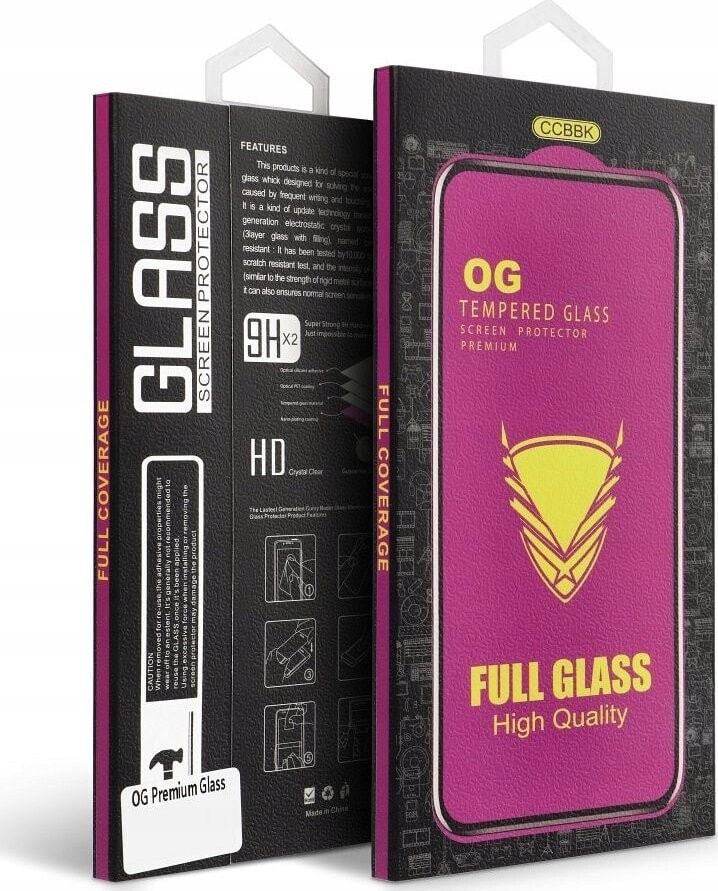 OG Szkło Hartowane OG Premium Glass - do Iphone 13 czarny