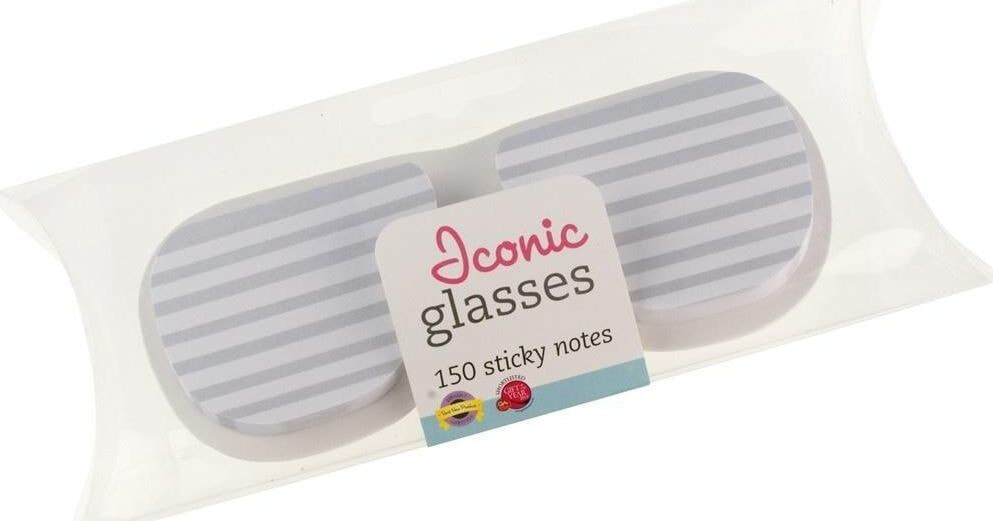 Thinking Gifts Glasses - sticky notes stripes (328119)