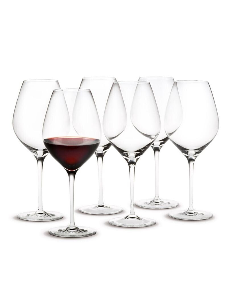 Holmegaard cabernet 23.3 oz Burgundy Glasses, Set of 6