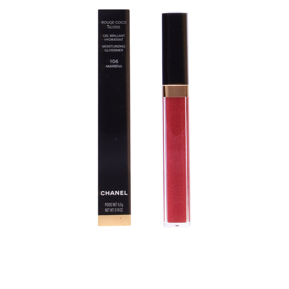 Chanel Rouge Coco Gloss 106 Amarena Жидкая губная помада-блеск c глянцевым покрытием 5,5 г