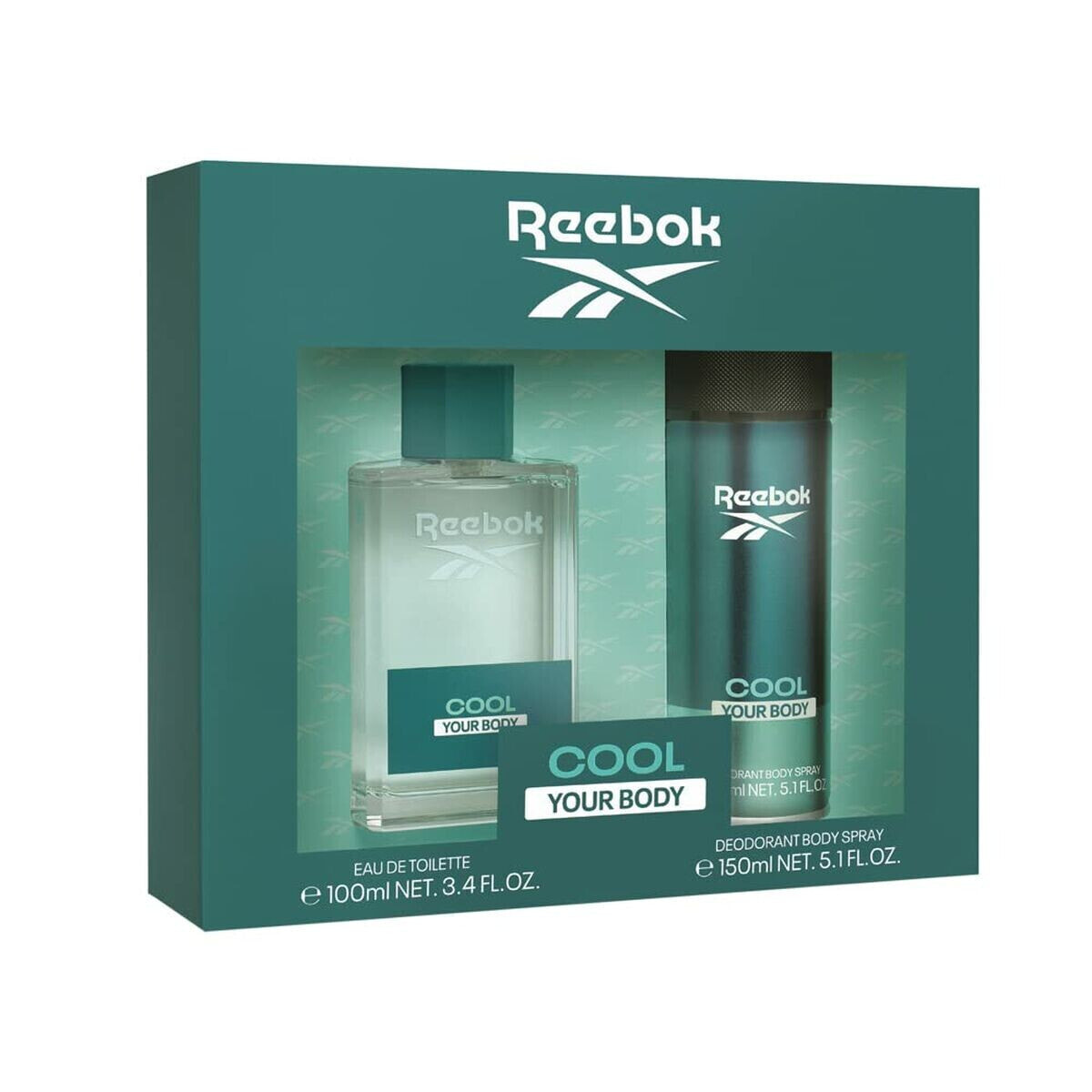 Мужской парфюмерный набор Reebok EDT Cool Your Body 2 Предметы