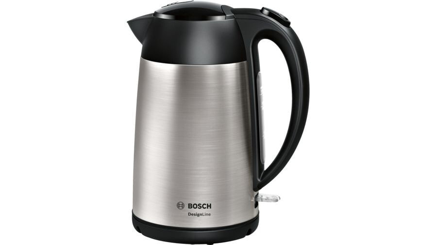 Bosch TWK3P420 электрический чайник 1,7 L Черный, Нержавеющая сталь 2400 W