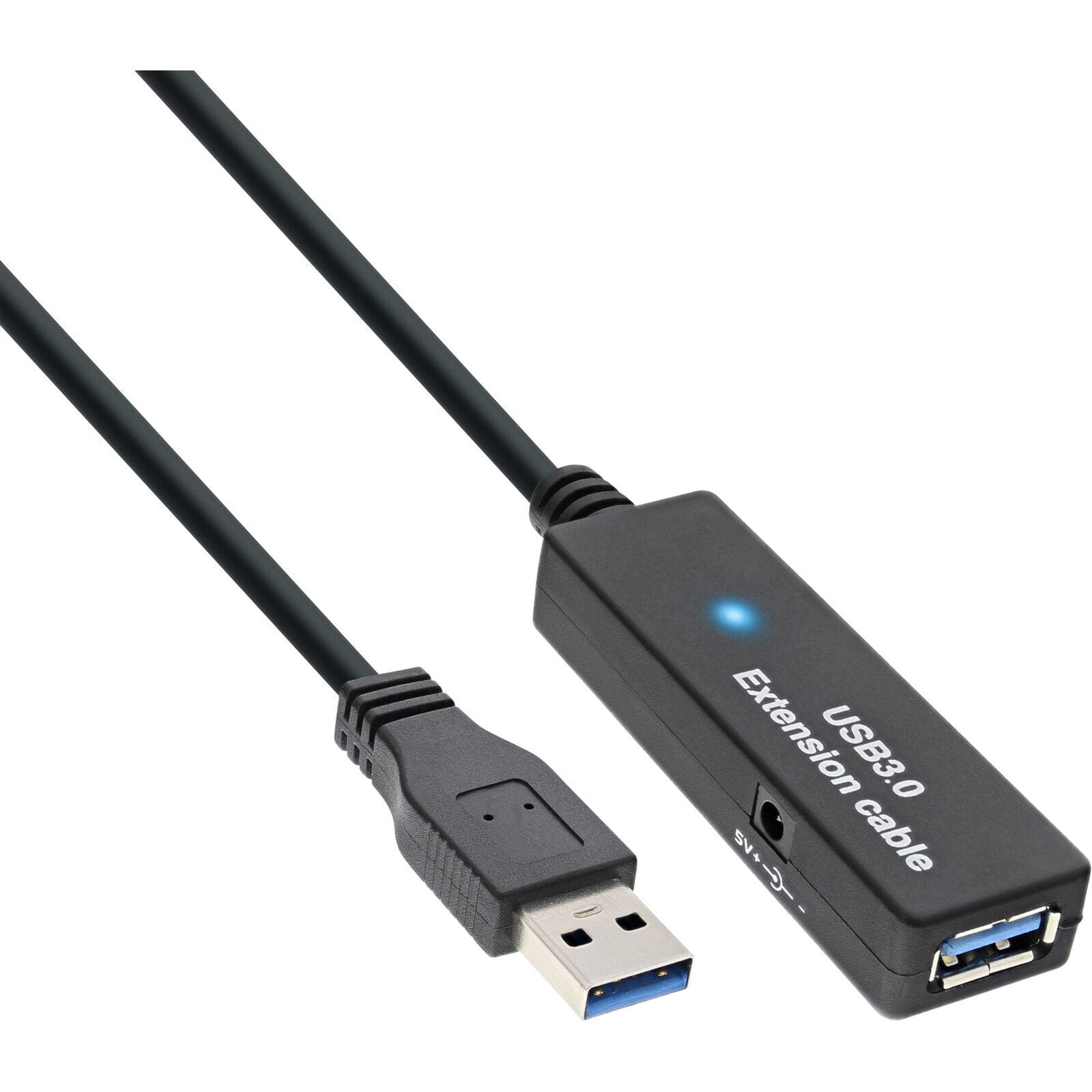 InLine 10m USB 3.0 USB кабель 3.2 Gen 1 (3.1 Gen 1) USB A Черный 35655