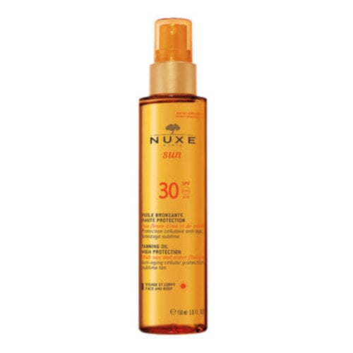 Nuxe Sun Tanning Oil For Face And Body Spf30 Бронзирующее масло для загара для лица и тела 150 мл