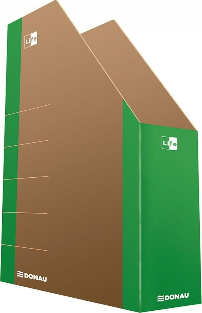 Donau Pojemnik na dokumenty DONAU Life, karton, A4, zielony