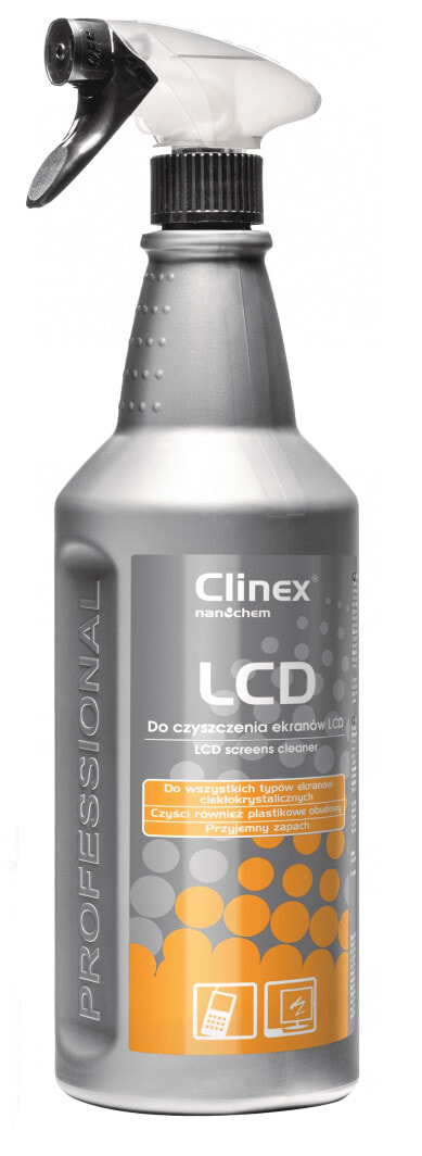 Clinex Płyn do czyszczenia ekranów LCD 1000 ml (77187)