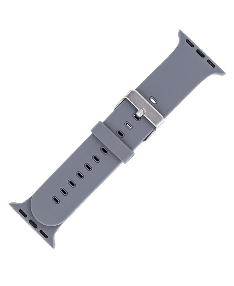 WITHit gray Smooth Silicone Band for Apple Watch, 38, 40, 41mm