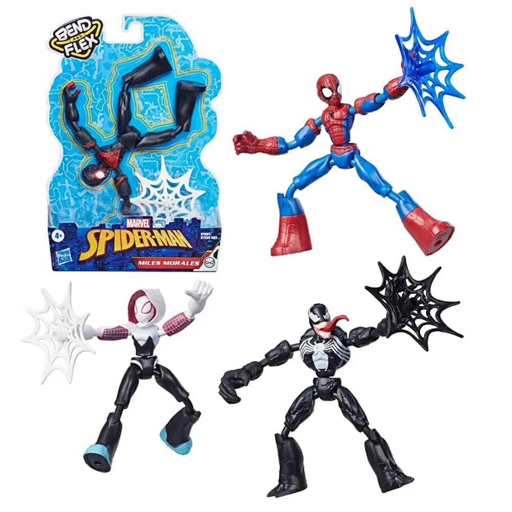 AVENGERS Figure Spiderman Bend And Flex15 Cm Assorted